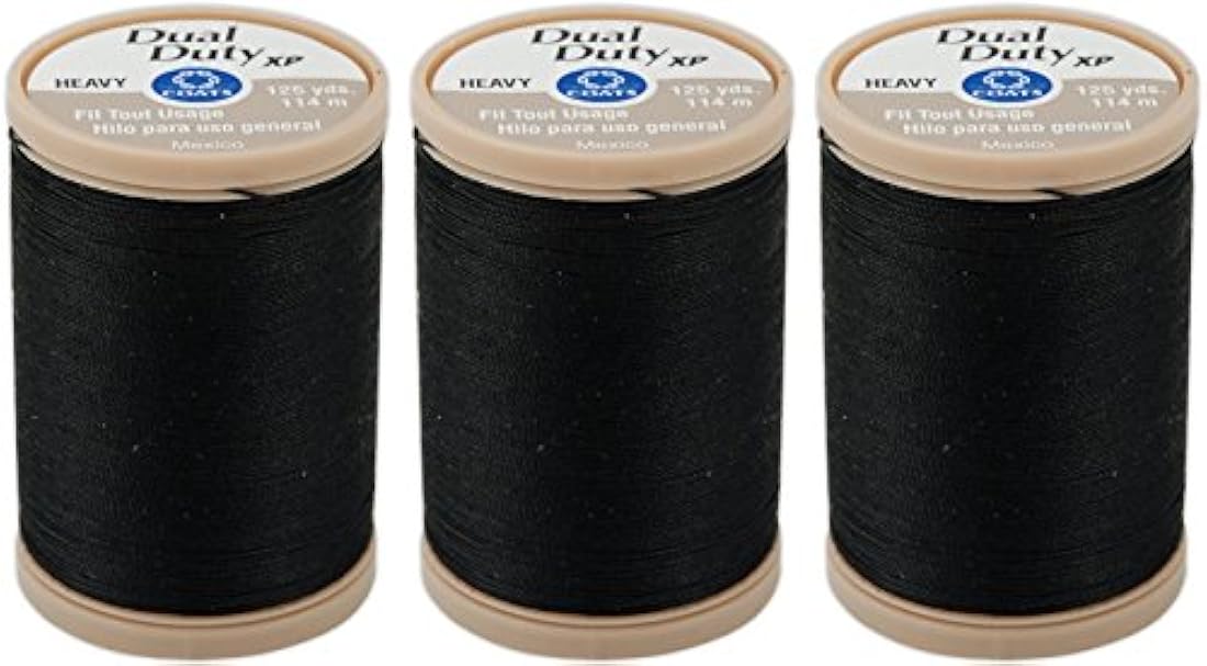 COATS & CLARK Hilo dual 125-yardas color azul marino