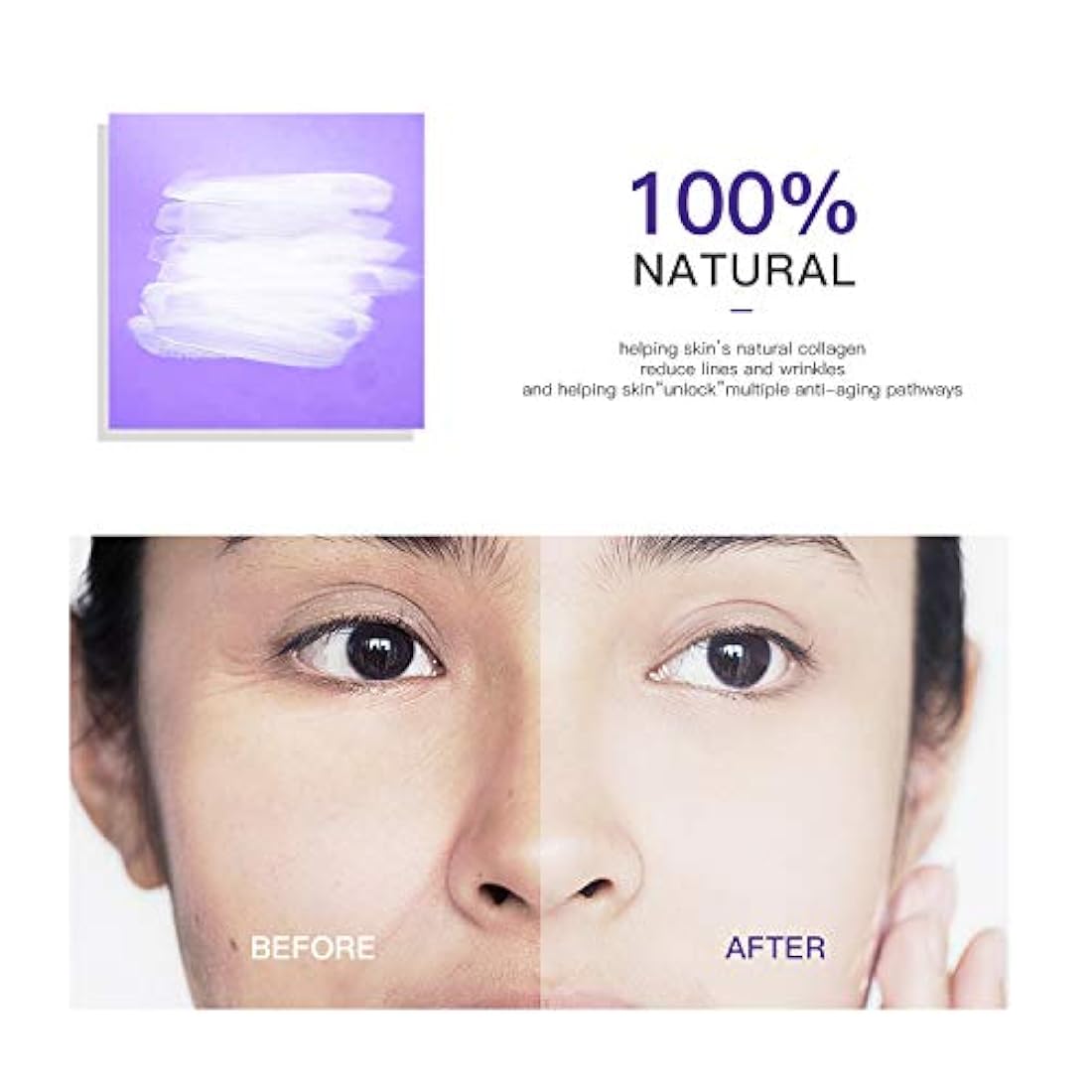 Crema hidratante antienvejecimiento para ojos y rostro