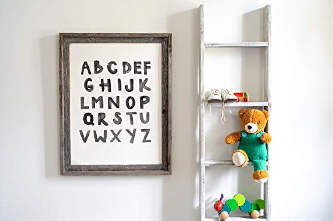 Portarretratos con marco de estilo rústico, 12 x 12