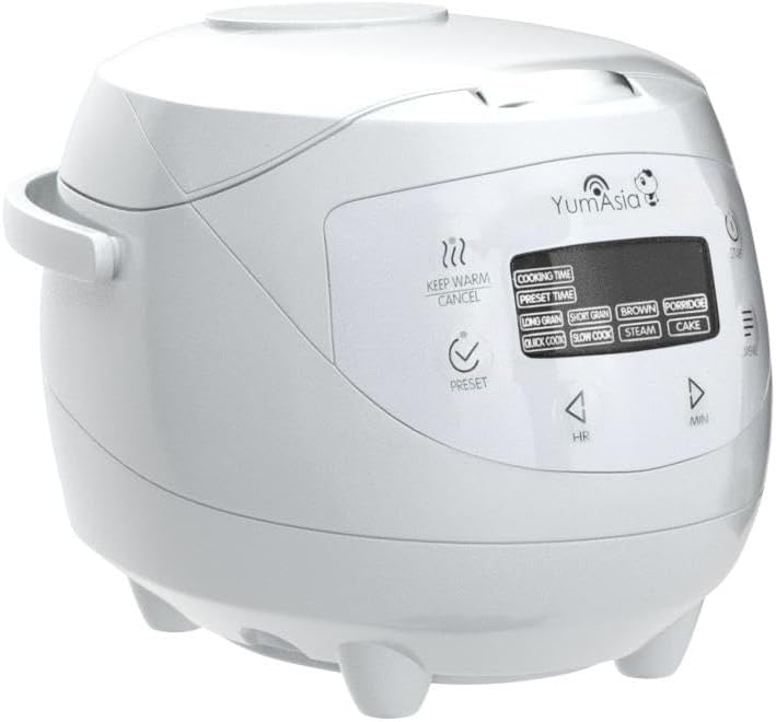 Mini Olla Arroz Yum Asia, 4 funciones, 3.5 tazas, Panda Mini