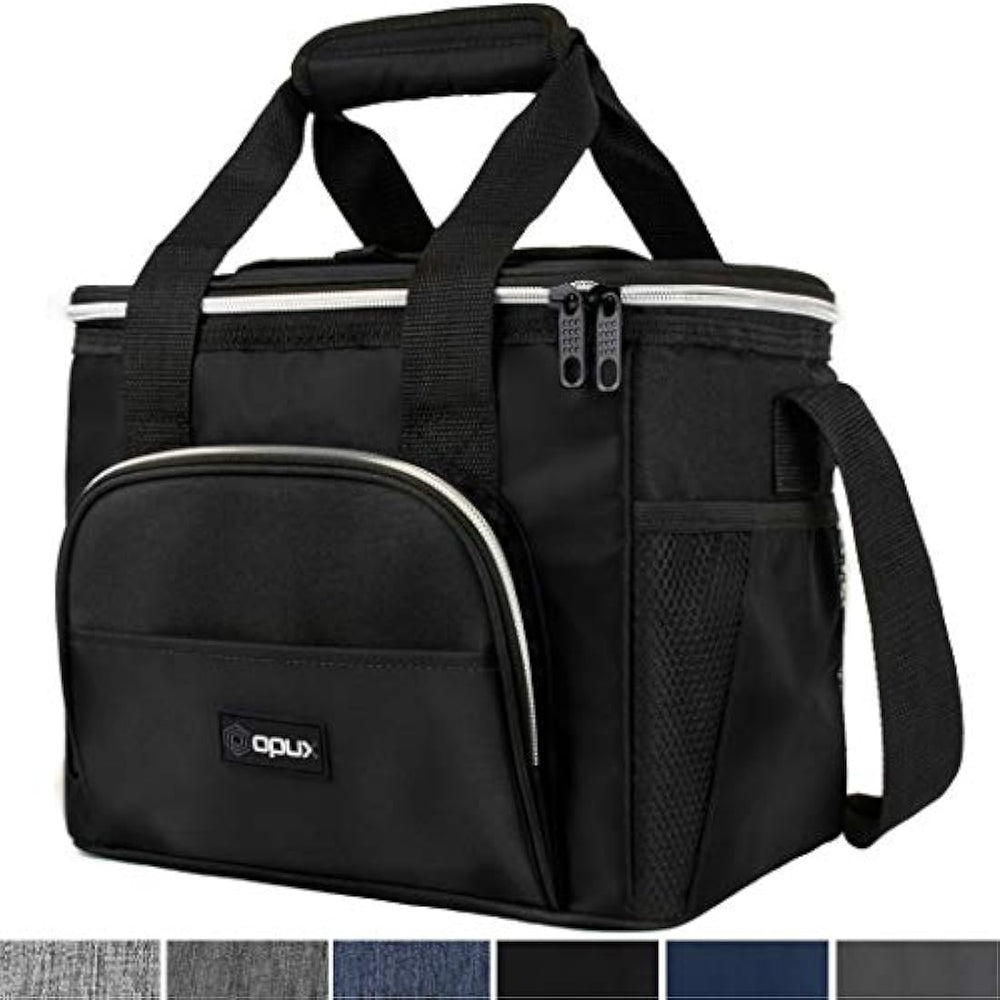 Bolsa térmica suave con correa para el hombro, Negro OPUX -