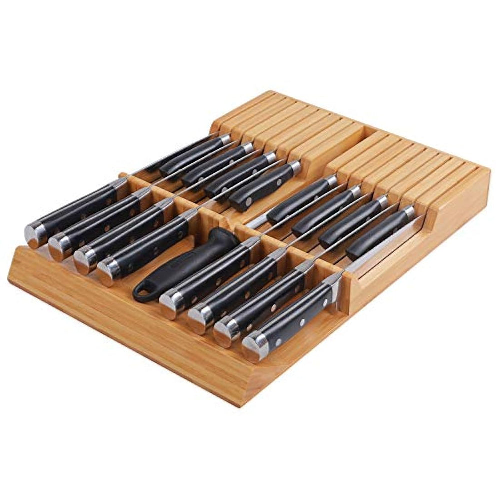 Utoplike - Organizador de cuchillos en cajón de bambú