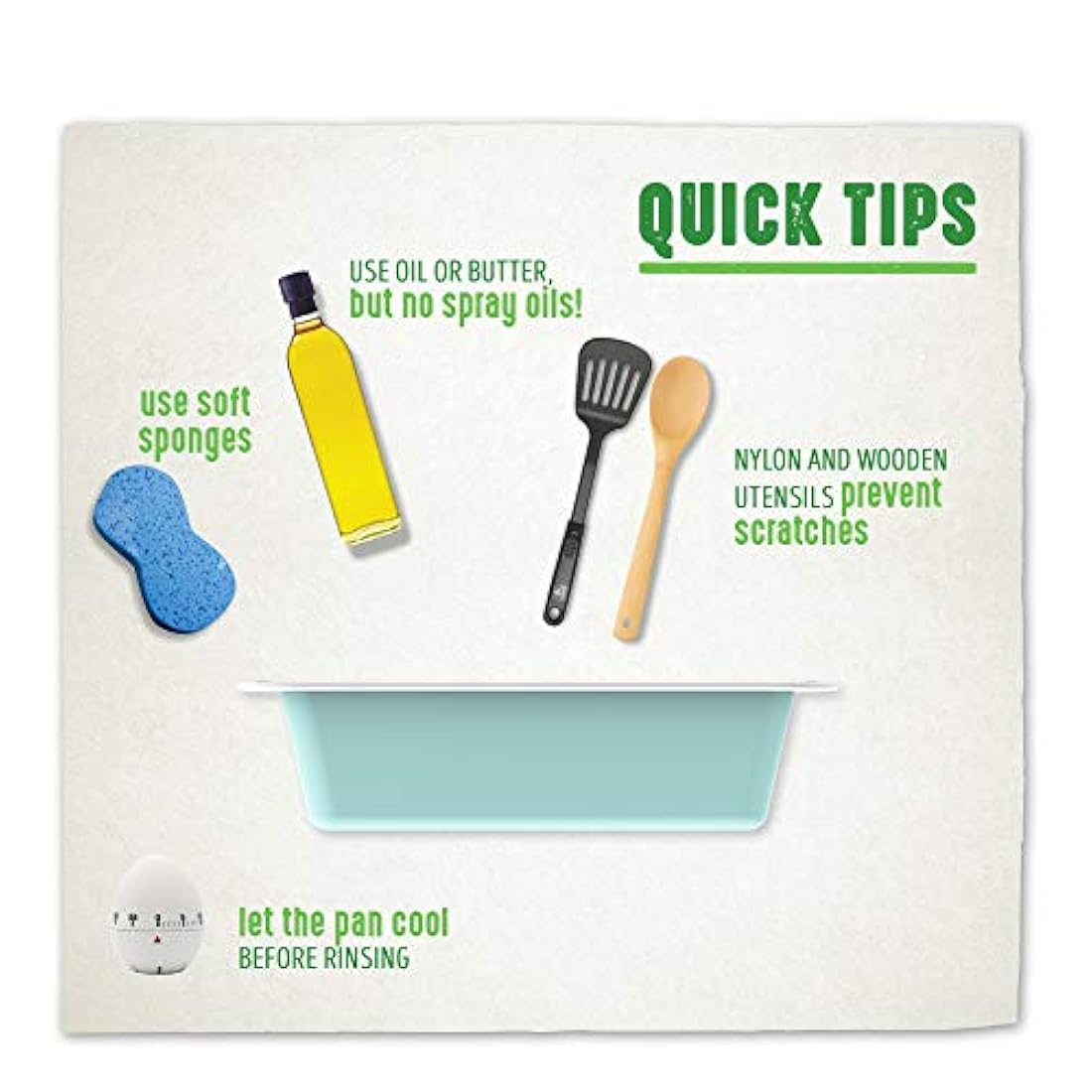 Molde antiadherente de cerámica