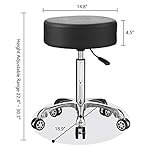 EasyLife185 - Taburete giratorio profesional con ruedas para