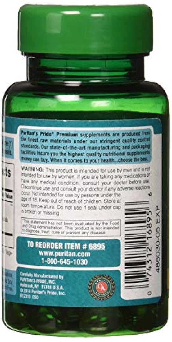 Puritan's Pride Saw Palmetto Extracto estandarizado 160