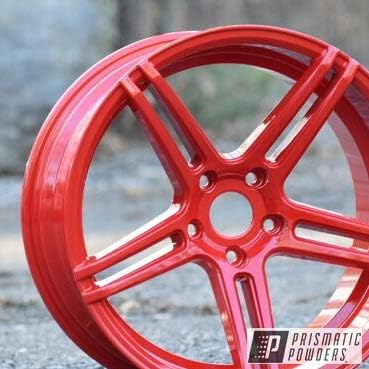 Polvo de recubrimiento PRISMATIC POWDERS® Astatic Red PSS-1738