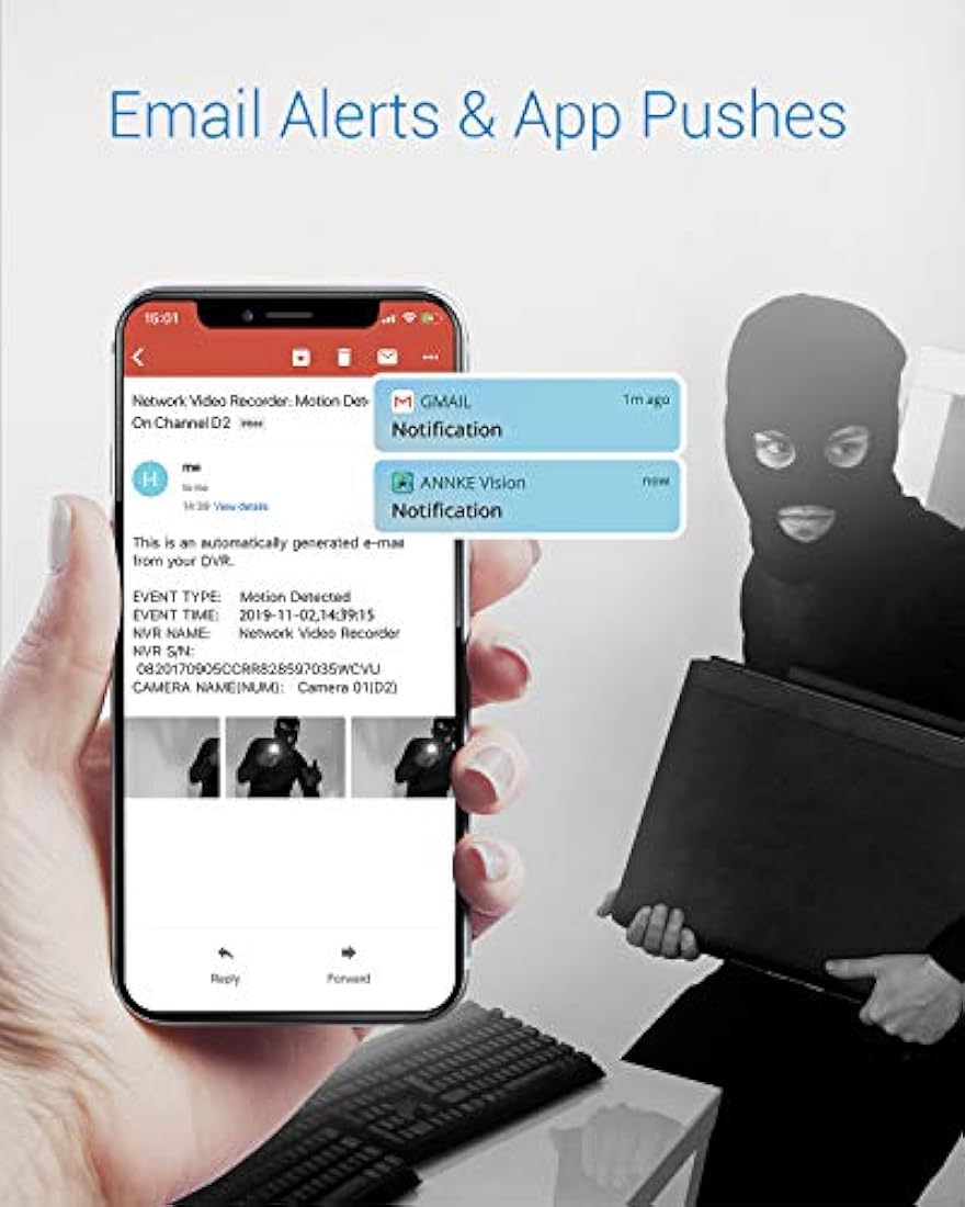 Cámaras de seguridad H.265+ DVR (8unidades)
