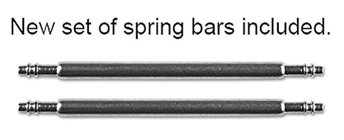 Correa de reloj de piel de cocodrilo mate, varios colores