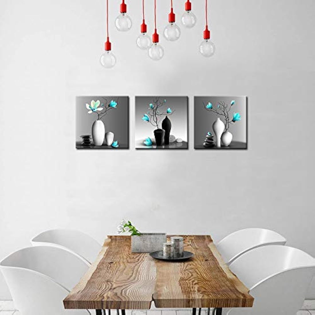 Nachic Wall - Juego de 3 cuadros de pared con diseño