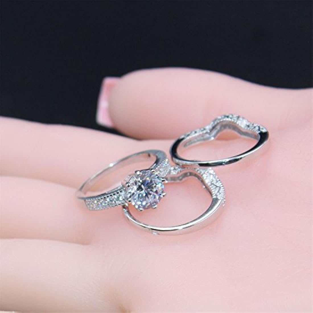 Mabella joyas de 2,50 quilates corona