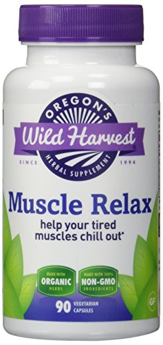 Suplemento herbario orgánico Wild Harvest Muscle Relax