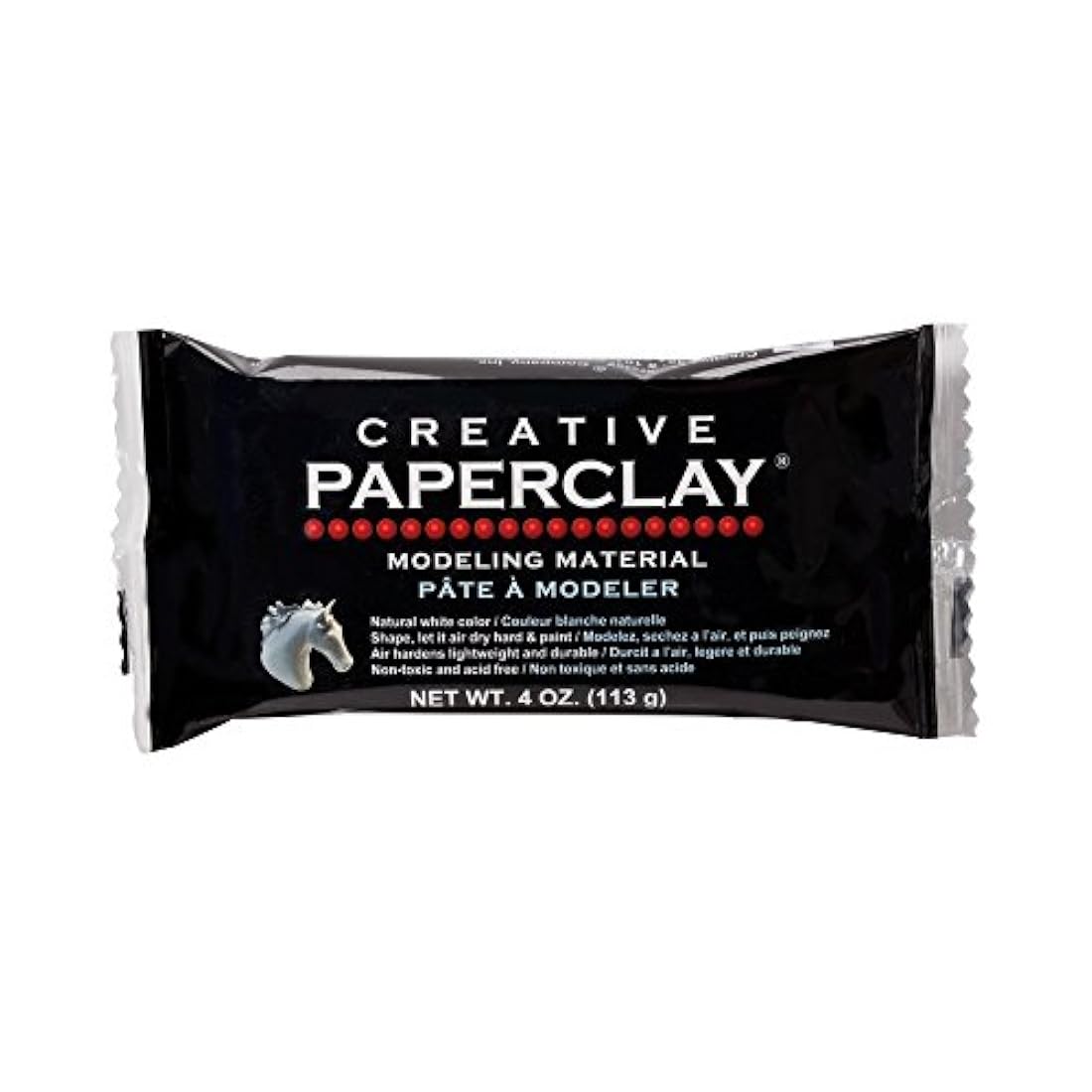 Creative paperclay compuesto de modelado 4onz color blanco