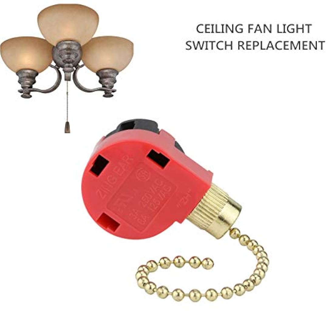 Interruptor de control de ventilador de techo