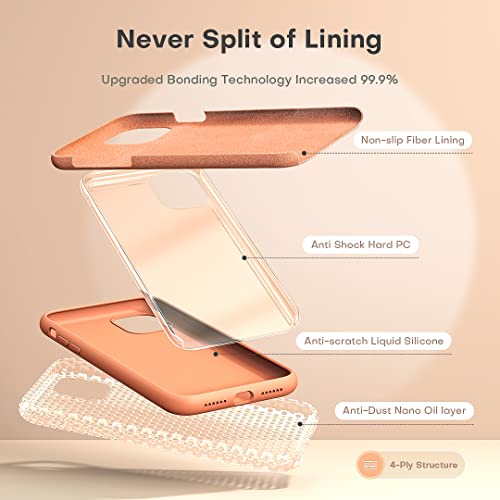 TOCOL Funda diseñada para iPhone 11 con 2 protectores