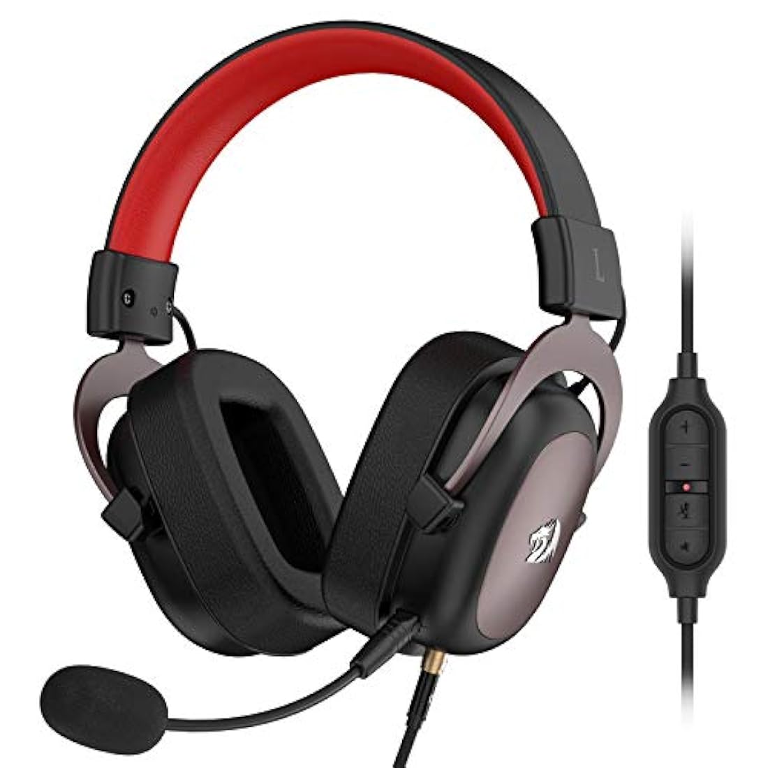 Redragon - Auriculares para videojuegos con cable café: H510.