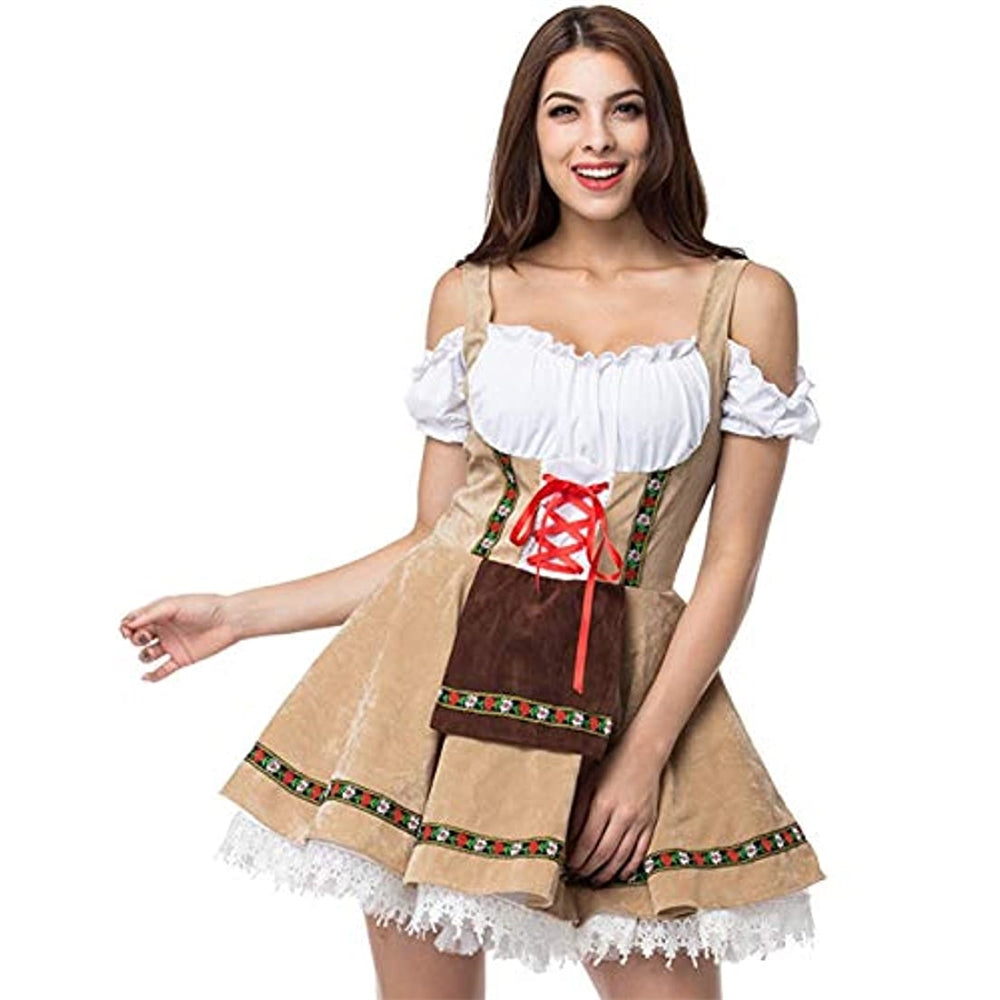 Disfraces - Disfraz de Oktoberfest para mujer, terciopelo