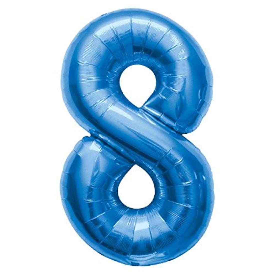 Número 8, 34.0 in, color azul