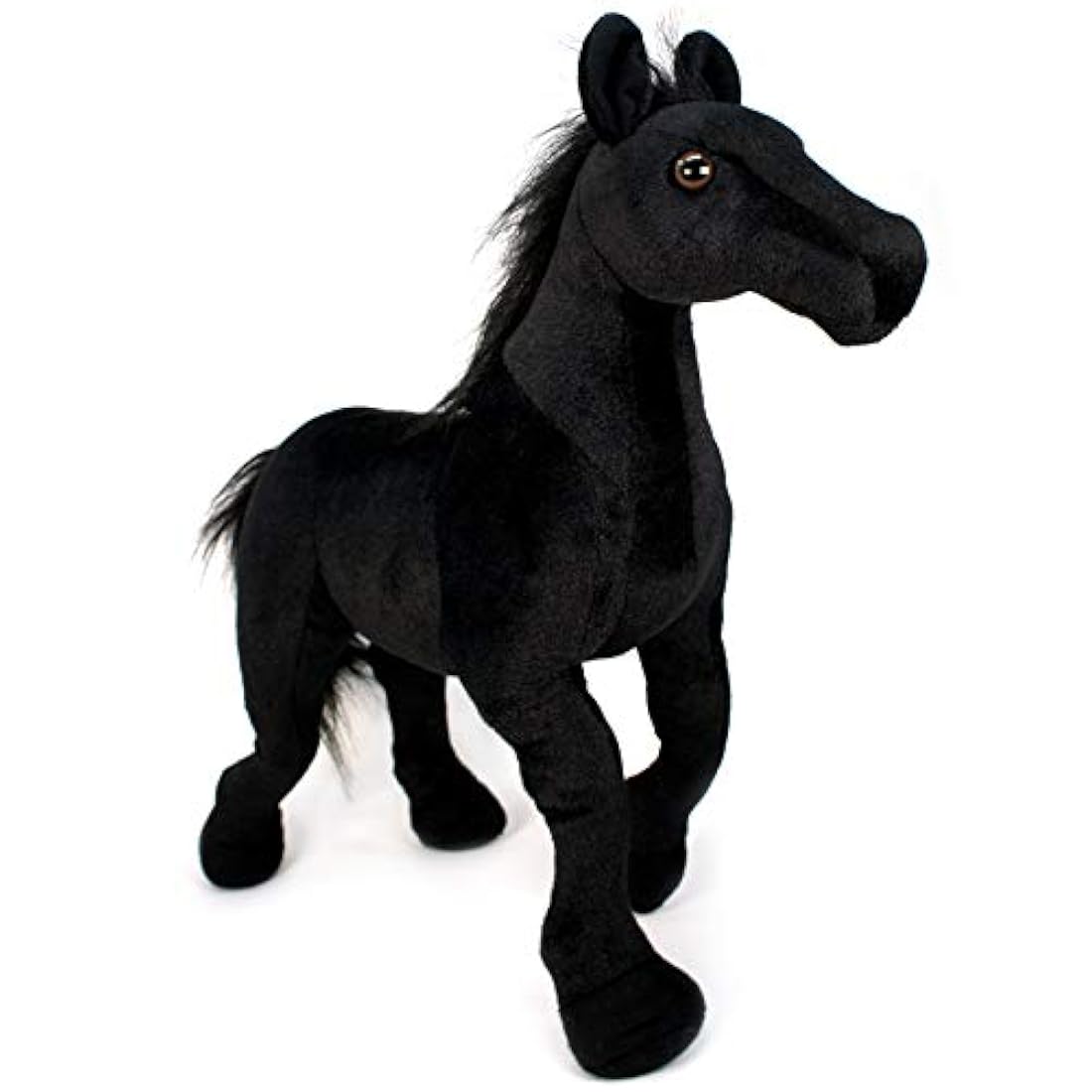 Peluche diseño de Caballo Semental Negro, 16.0in, VIAHART
