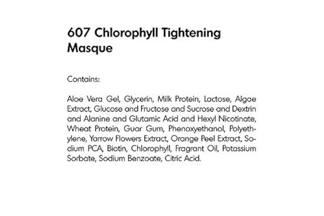 Clorofila Apriete Masque (607) raya