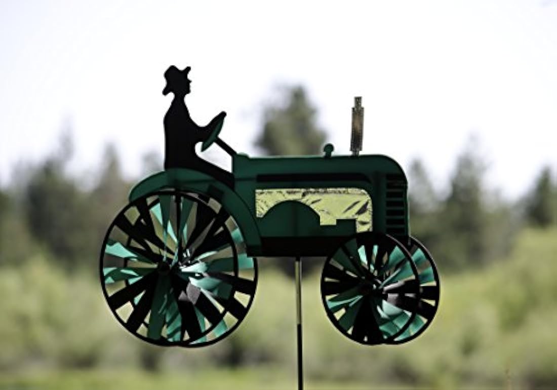 En la brisa 24 inch Tractor verde Spinner, Verde