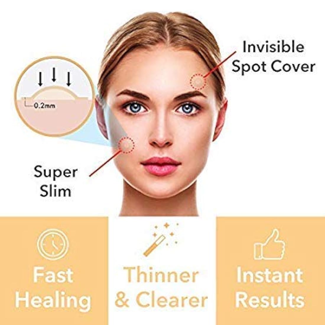 Parche de curación Rael Hidrocoloide Acné Espinilla