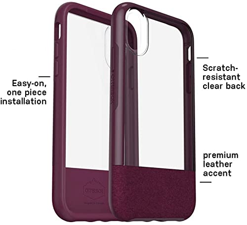 OtterBox Statement Series - Funda para iPhone XR con protector de pantalla ZAGG, protección extrema contra roturas, paquete (tormenta sólida)