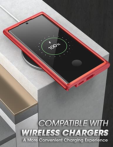 SUPCASE UB Edge Pro Series - Funda protectora para Samsung Galaxy S22 Ultra 5G (versión 2022), marco delgado transparente con protector de pantalla integrado (ruiddy)