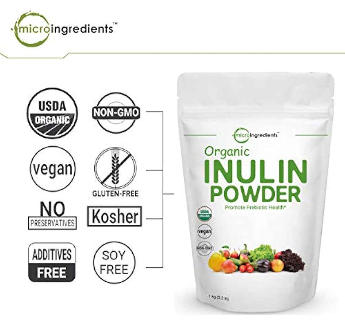 Polvo orgánico de inulina FOS (de alcachofa de Jerusalén)