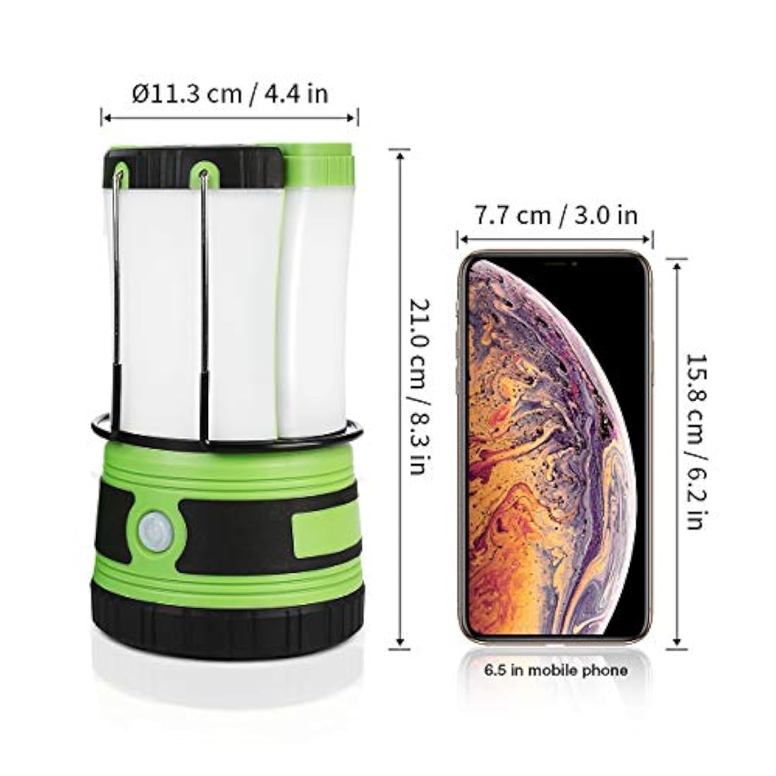 Linterna de camping LED recargable