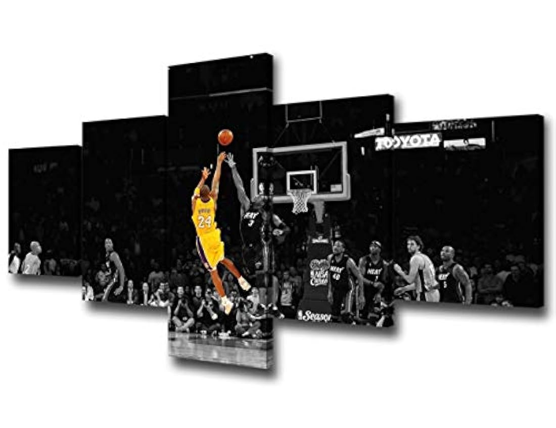 TUMOVO 5 piezas NBA imágenes en lienzo