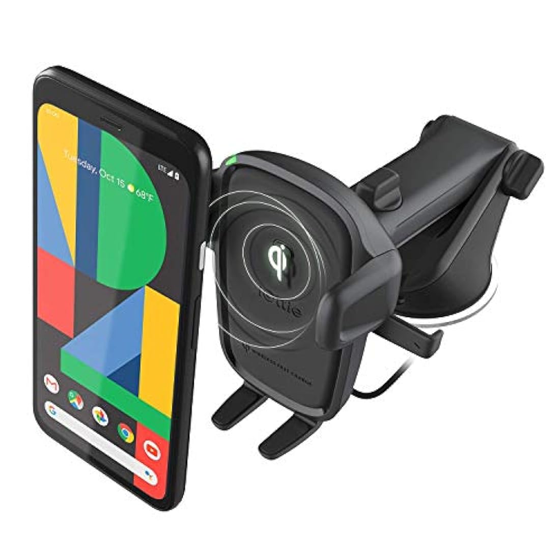 iOttie Cargador inalámbrico para automóvil Easy One Touch