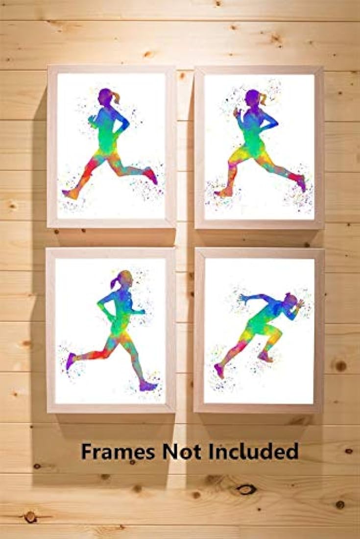 4 impresiones decorativas para pared sin marco