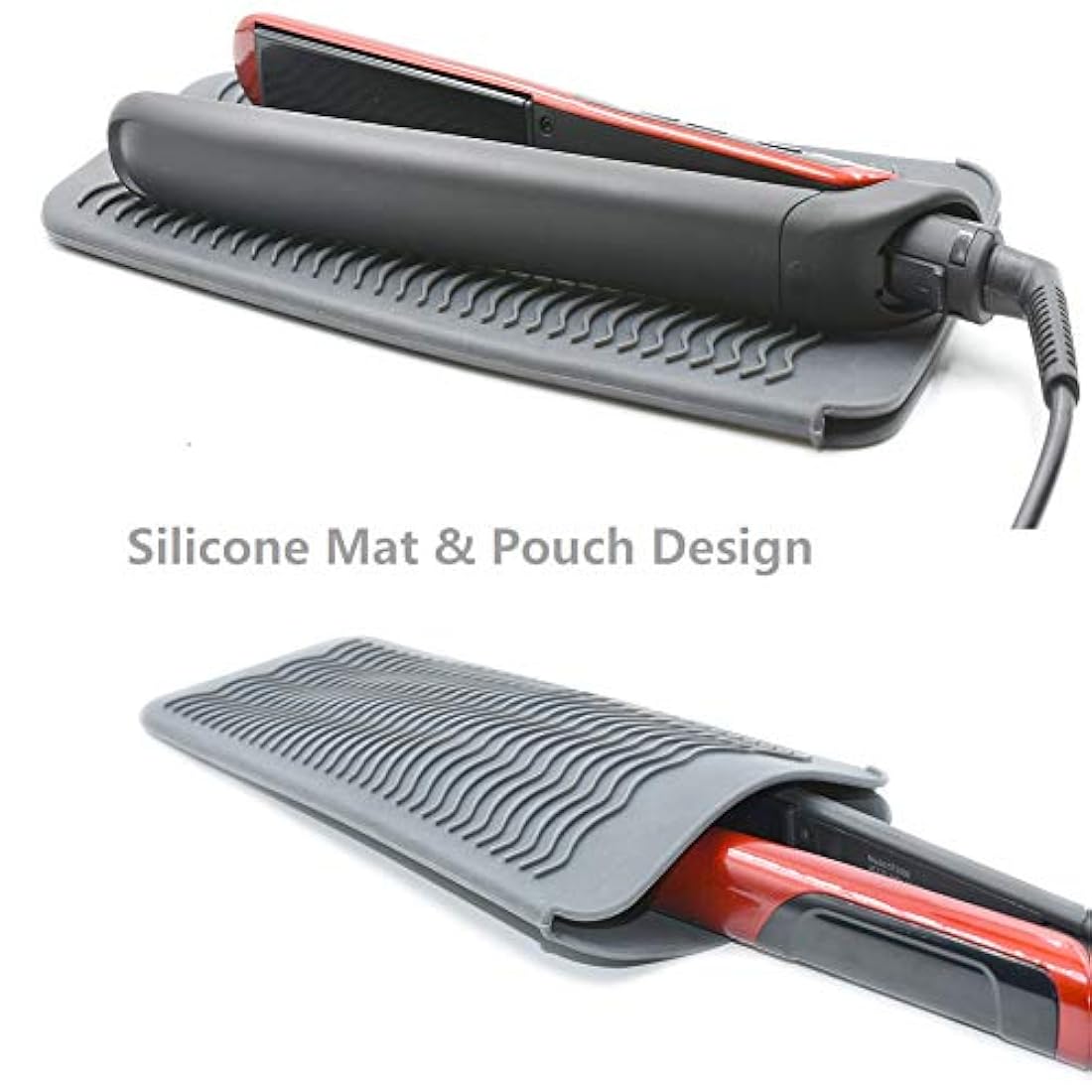 ZAXOP - Funda de silicona resistente para plancha plana