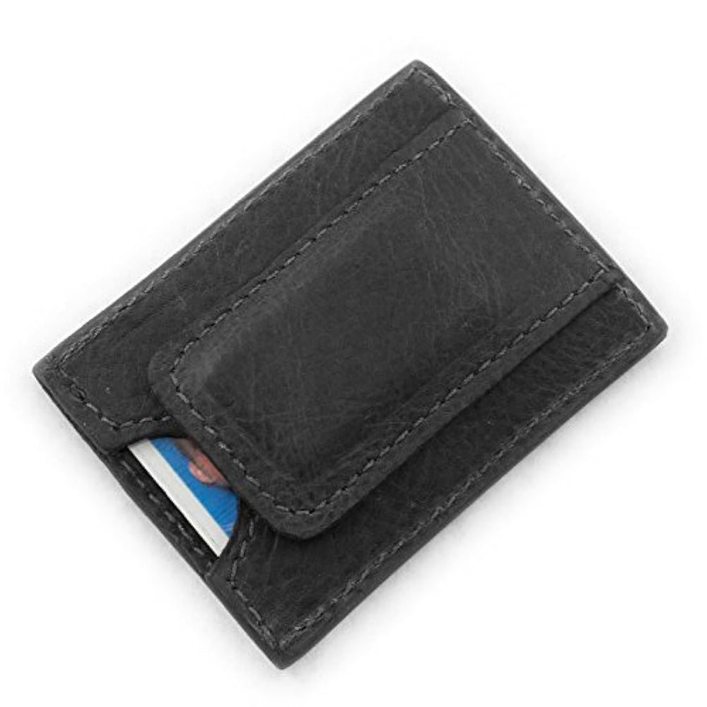 Billetera magnética  piel de búfalo de Bison con 3 tarjetas