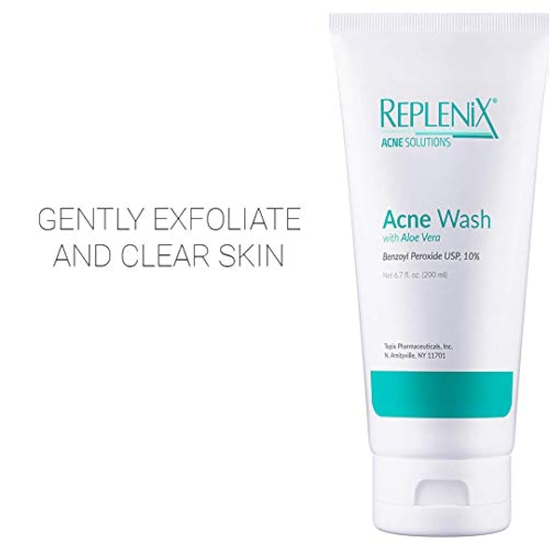 lavado de peróxido de benzoilo al 10% con aloe vera