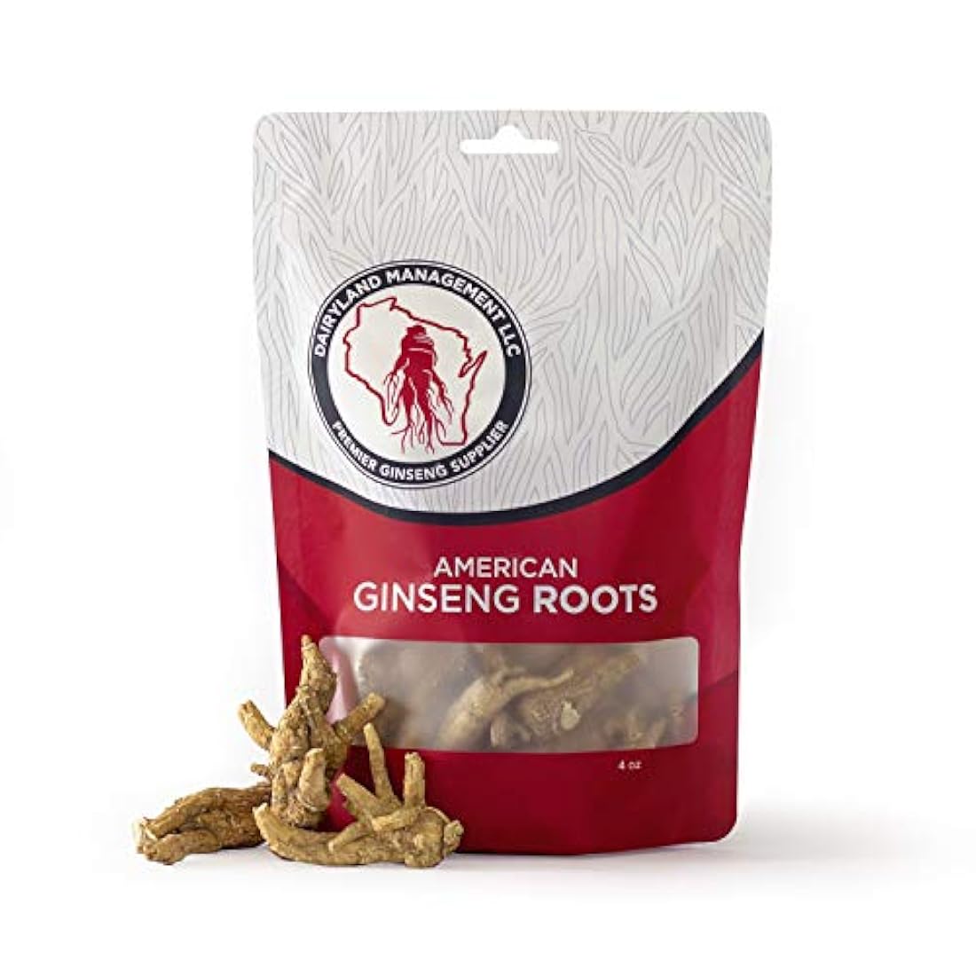 Raíz entera ginseng americano natural sin OMG, sin gluten