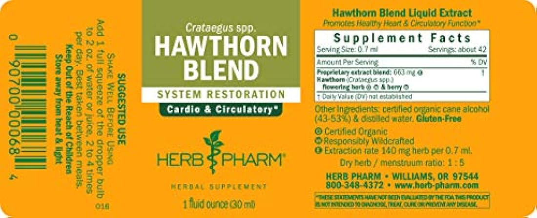 Extracto de mezcla de hierbas Herb Pharm
