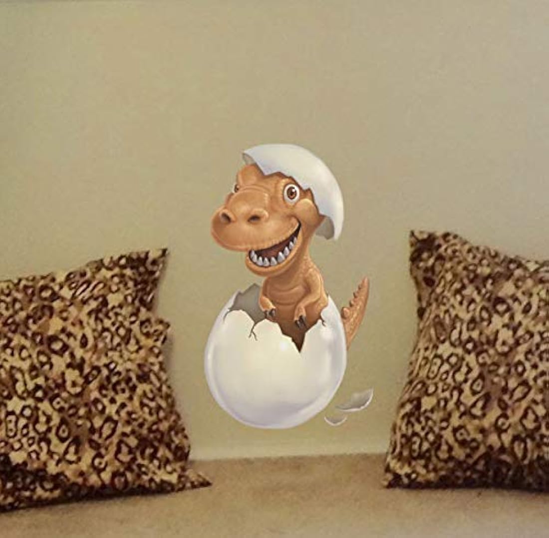 vinilo para pared de diseño bebe dinosaurio