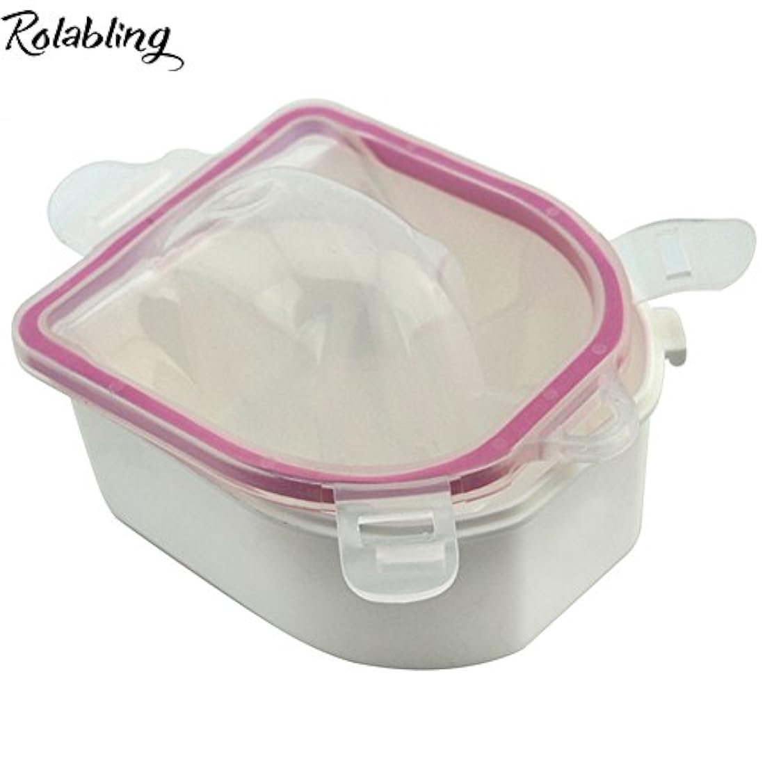 rolabling 2 pcs remojo Soak Tazón Nail Art Polaco Quitar
