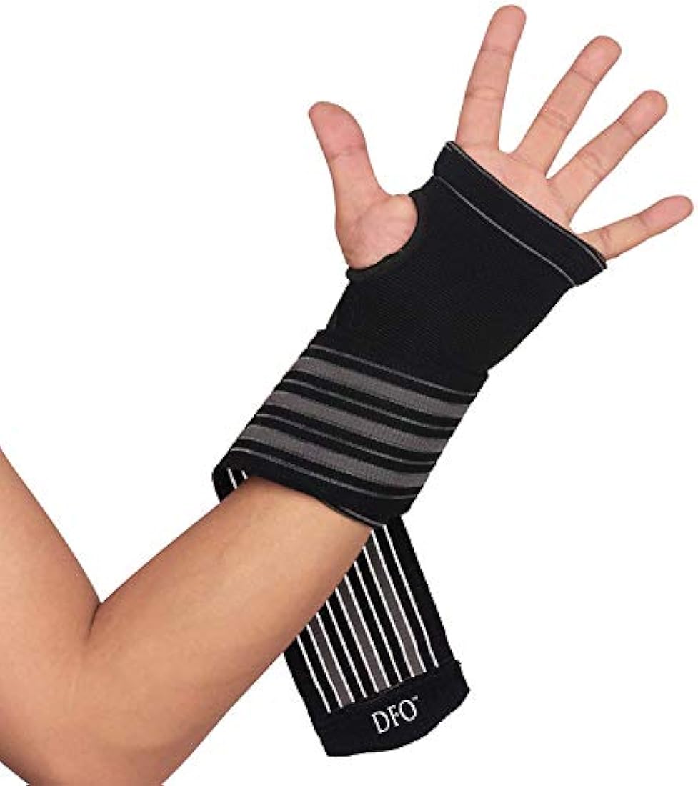 Muñequeras con correas de compresión