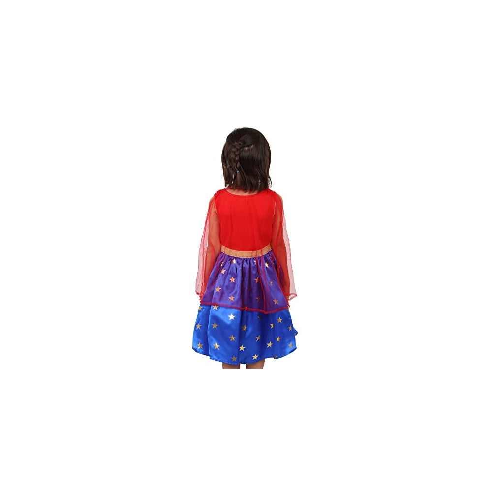 Disfraz Vestido de mujer maravilla talla 4 - 5 años