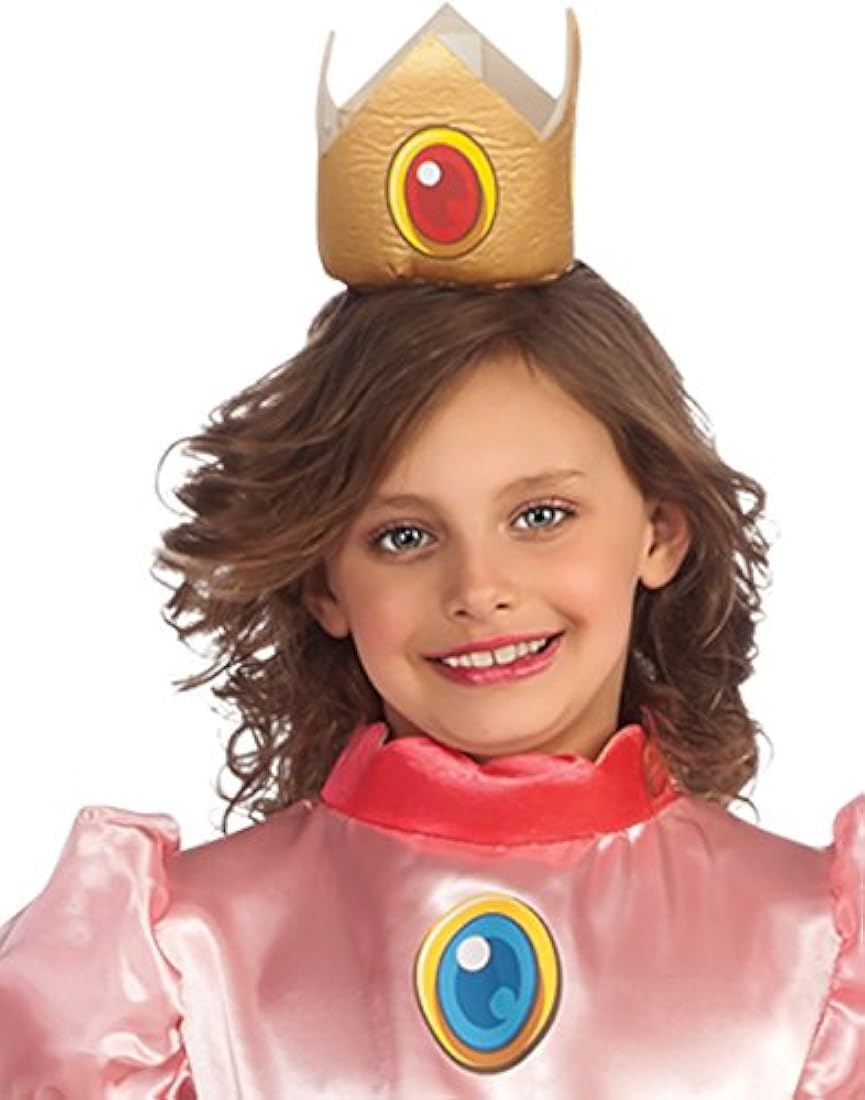 disfraz de princesa Peach de Super Mario, bebé mayor