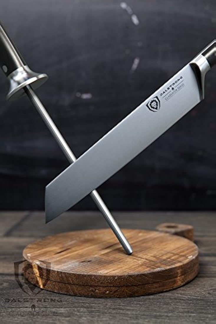 DALSTRONG - Caña de acero para afilar cuchillos de 10.0 in -