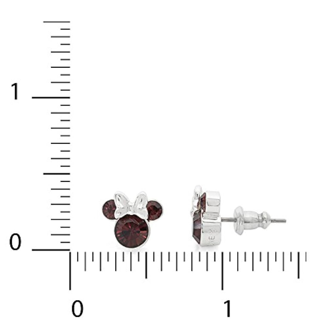 pendientes chapados en plata de cristal para mujeres y niñas