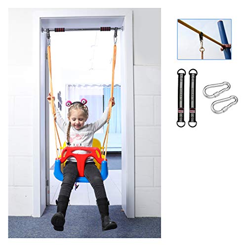 RedSwing 3 en 1 asiento de columpio para bebé, columpio para niños, antivueltas y seguro desmontable para bebés a adolescentes y niños columpio asiento para patio exterior, azul