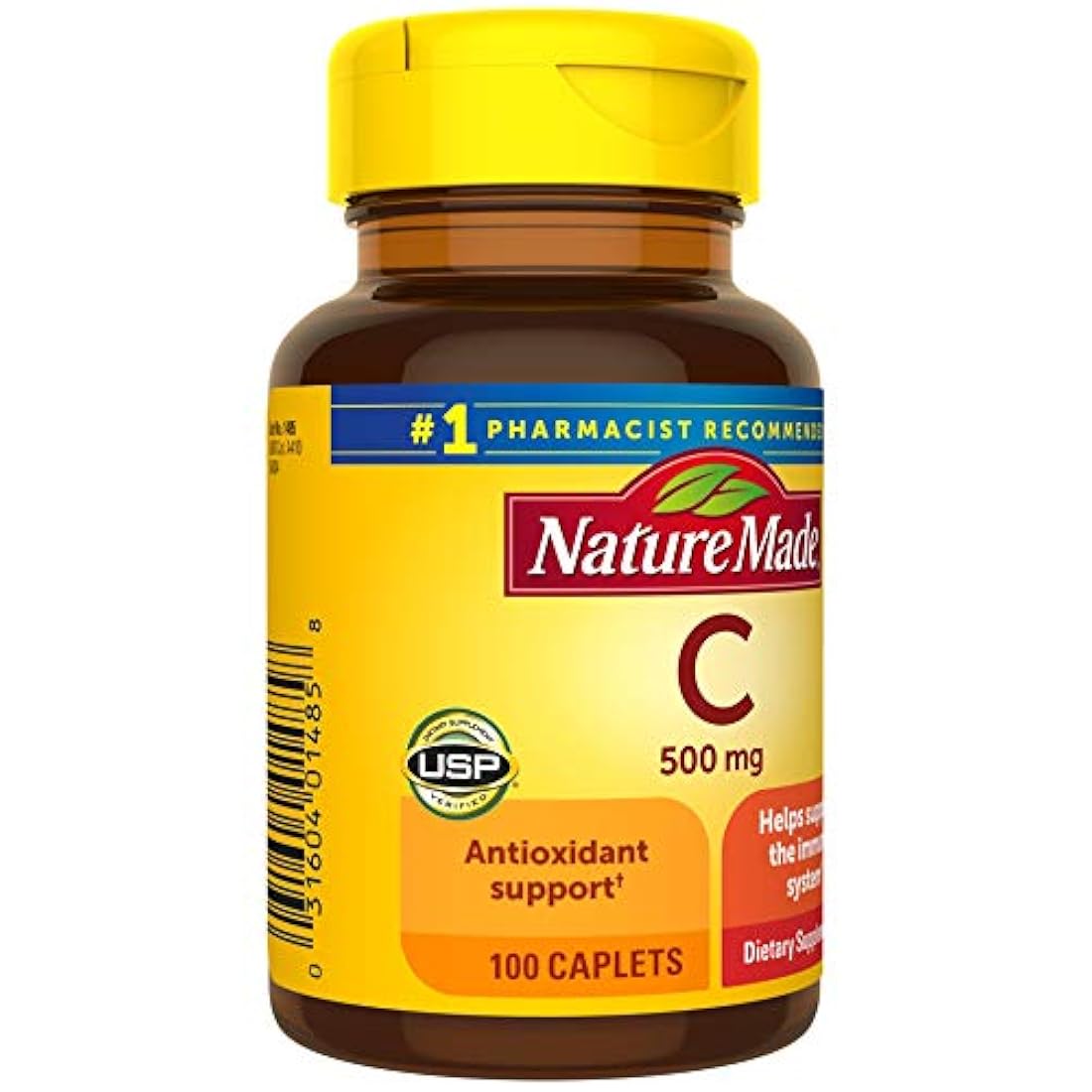 Vitamina C 500 mg Cápsulas 100 Ct