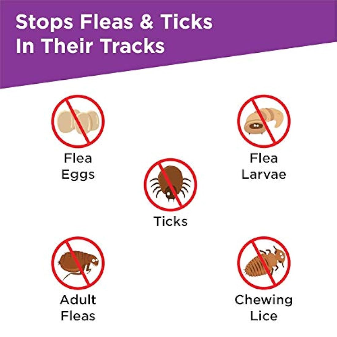 Tratamiento para perros pequeños pulgas y garrapatas.