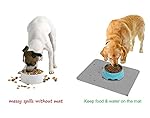 Alfombrilla de silicona antiadherente para cuenco de perro