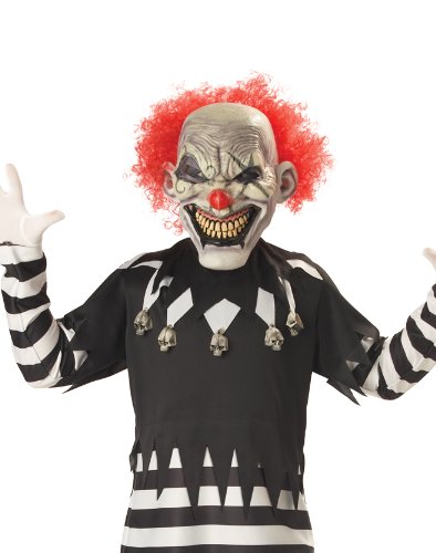 Disfraz de payaso espeluznante grande un color
