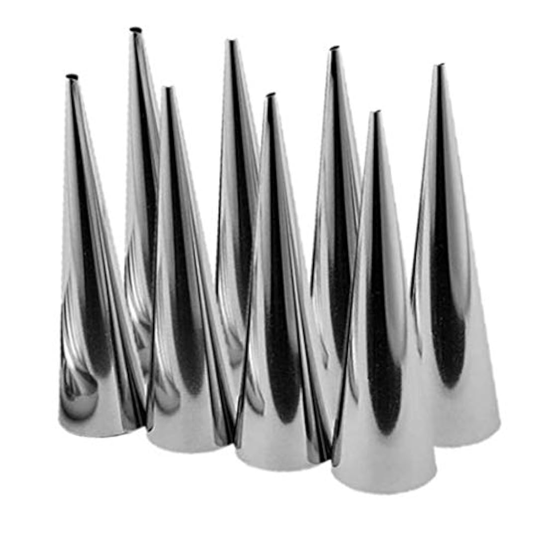 SPADORIVE Moldes de tubos de canoli, grande, set de 20